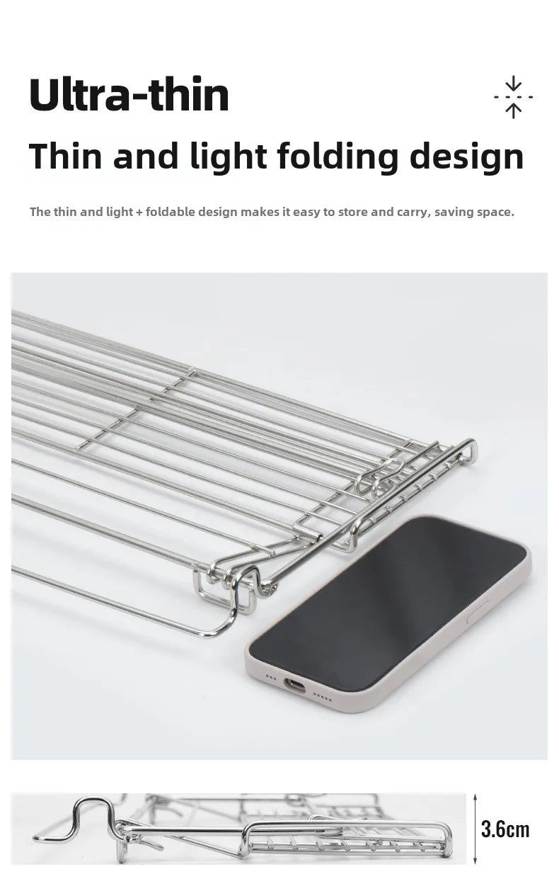 Outdoor Folding Table Extension Rack